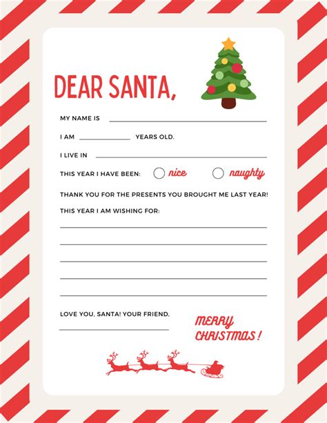 Free Printable Letters To Santa Templates For Lola Lambchops