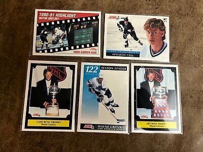 WAYNE GRETZKY LOT OF 5 1991 Score NHL Hockey Card Sports Cards EBay