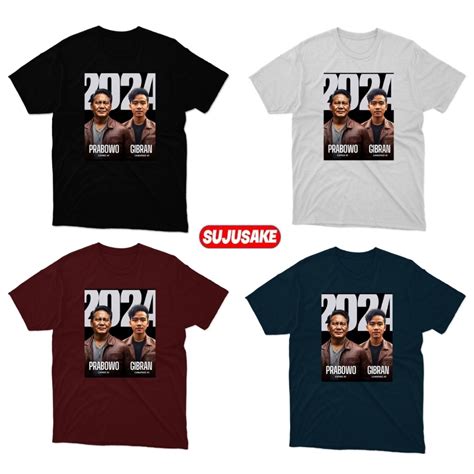 Jual Kaos Baju Distro Prabowo Subianto Gibran Rakabuming Capres