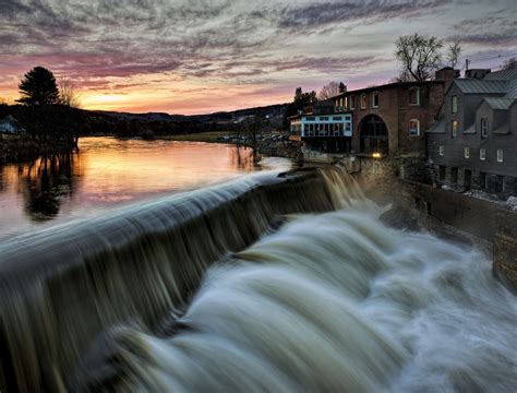 Quechee Covered Bridge Sunset, USA