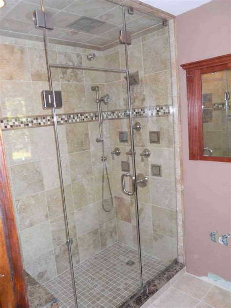 Frameless Shower Steam Enclosure with Transom Panel and Bench Seat 5