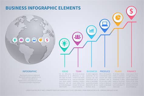 Modern vector business globalization infographic template wi (866760 ...