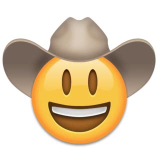 Cara Con Sombrero De Vaquero Emoji on Imágenes de muestra Emojipedia 4 0