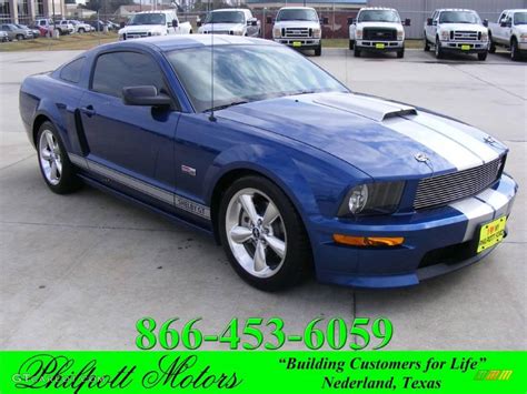 2008 Vista Blue Metallic Ford Mustang Shelby GT Coupe 23915385 Photo