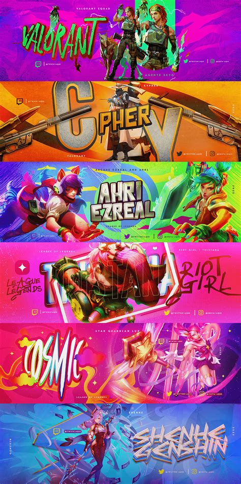banners gamer version  behance