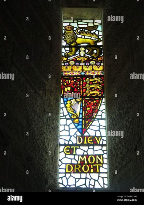 Stained Glass Window In The Hall Of Arms At The National Wallace