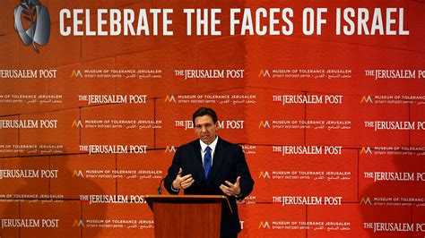 In Israel Ron DeSantis Promotes His Foreign Policy Credentials The