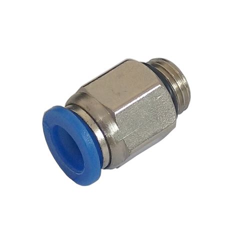 Conector Reto Tubo Mm X Rosca Macho Bsp Pc G Conex O