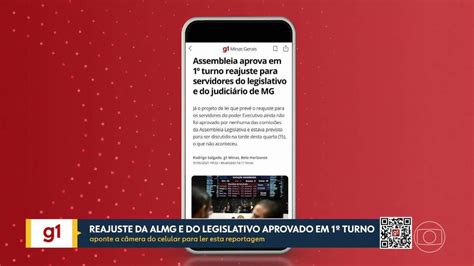 Vídeo ALMG aprova em 1º turno reajuste para servidores do legislativo