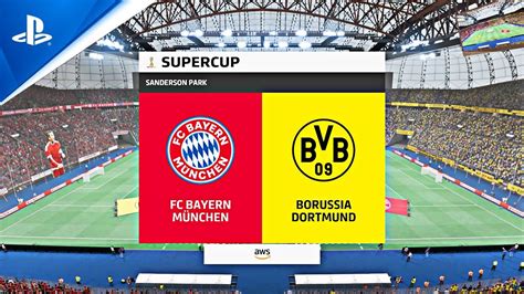 FIFA 22 BAYERN MUNICH Vs BORUSSIA DORTMUND DFL Supercup PS4