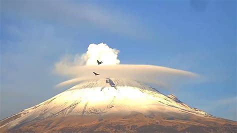 Nubes Lenticulares En El Volc N Popocat Petl De M Xico Youtube