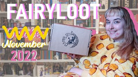 My Last Ever Fairyloot Box Fairyloot November Unboxing Youtube