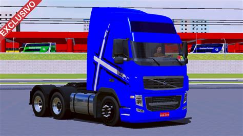 Skin Volvo Fh Azul Faixa Na Granel Exclusivo Skins Games Truck