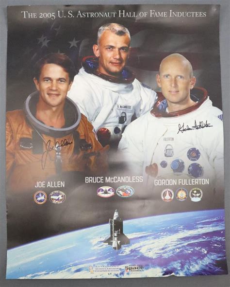 Astronauts Hall Of Fame Poster