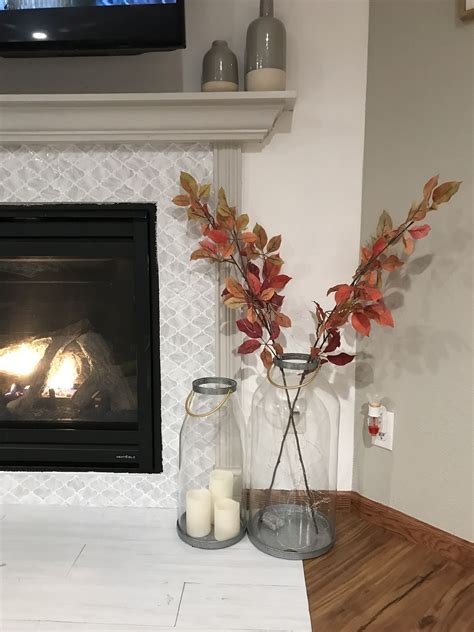 Fall Home Decor Magnolia Fall Colors Fire Place Makeover Diy