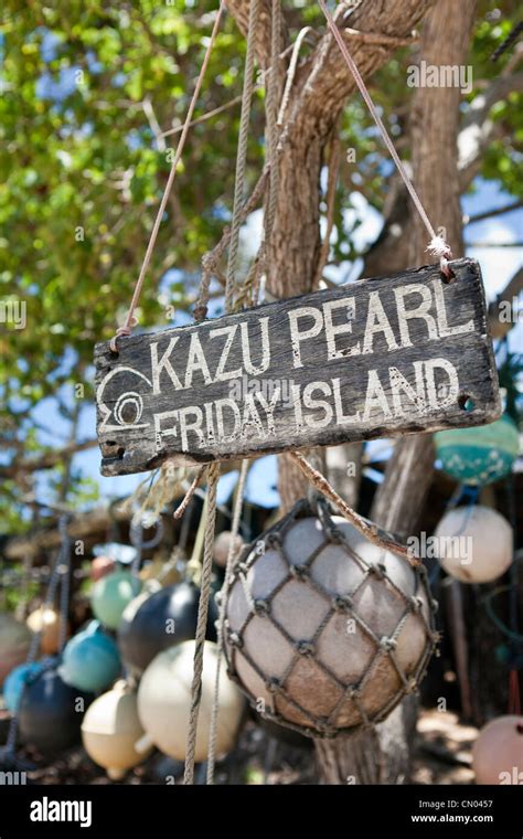 Kazu Pearls At Friday Island Torres Strait Islands Queensland Stock