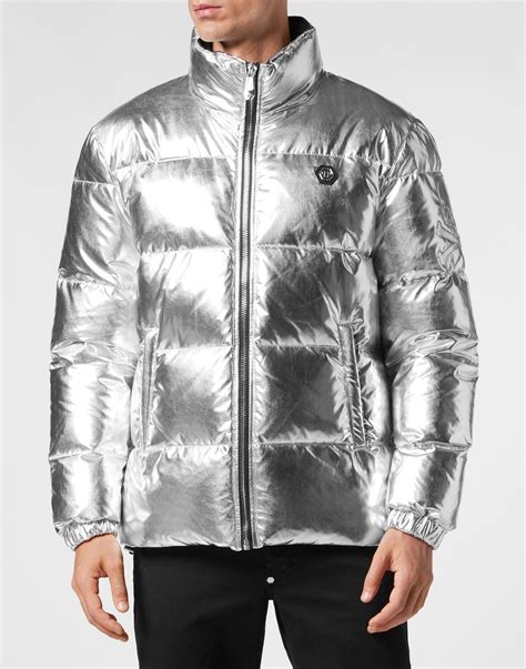 Nylon Puffer Jacket Gothic Plein Philipp Plein