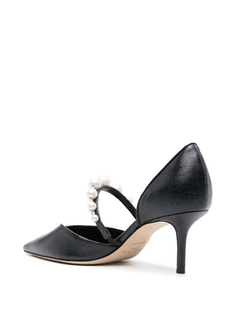 Jimmy Choo Black Aurelie 65 Patent Leather Pumps ModeSens