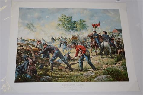 Retreat By Recoil The 9th Massachusetts Battery Battle Of Gettysburg July 2 1863 Don