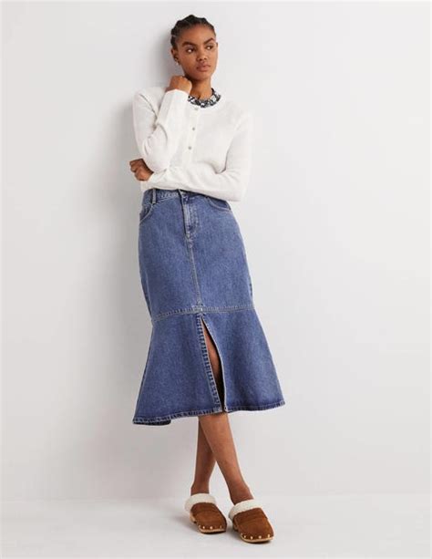 How To Wear Denim Midi Skirt Lupon Gov Ph