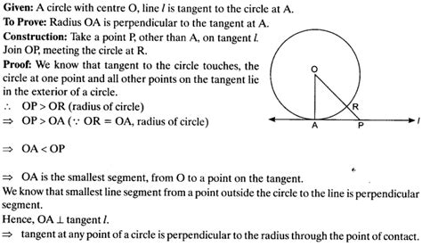 Important Questions For Class 10 Maths Chapter 10 Circles With Solutions