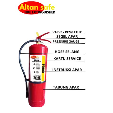 Jual Apar 3ltr Altan Safe Portable Liquid Foam Afff Set Komplit Tabung