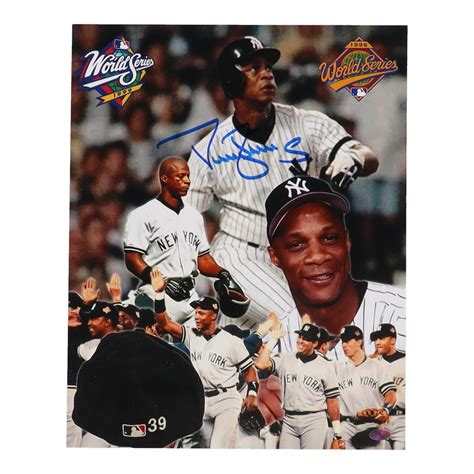 Darryl Strawberry Signed Yankees 8x10 Photo Mead Chasky Pristine