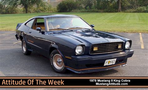 Dark Midnight Blue 1978 Ford Mustang II King Cobra Hatchback