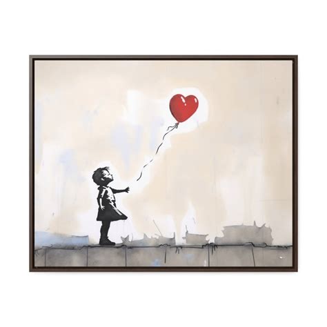 Banksy Girl With Balloon Canvas Girl With Balloon Banksy - Etsy