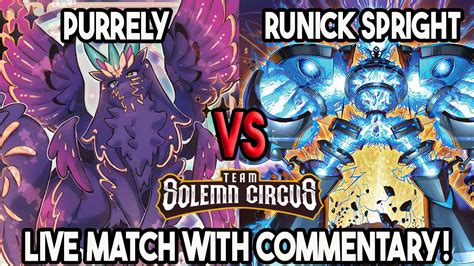 Purrely VS Spright Runick Twin Yu Gi Oh Locals Feature Match Live