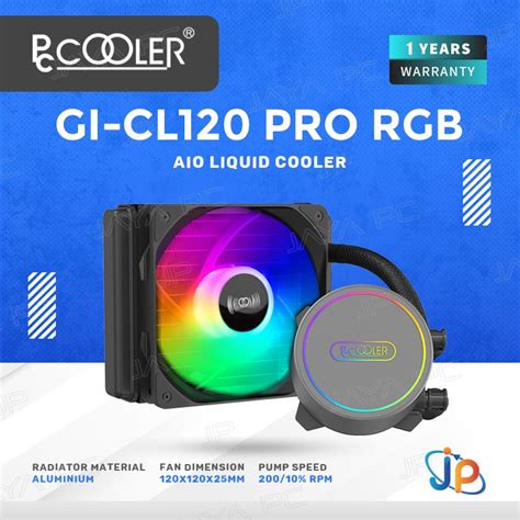 Jual Pccooler Gi Cl Pro Rgb Cpu Aio Cooler Liquid Fan Shopee