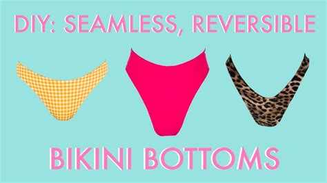 DIY Any Seamless Reversible Bikini Bottoms Beginner Video Tutorial