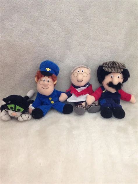 4pcs/lot Postman Pat Plush Toys Mini Size Below 10cm Finger Plush ...