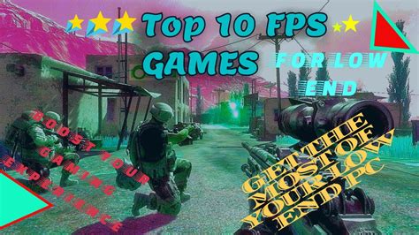 The Best Fps Games For Low End Pc Top 8 Picks Youtube