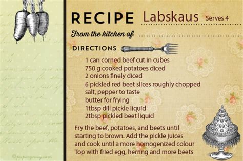 adventurefood: Labskaus - A Sailor's Stew