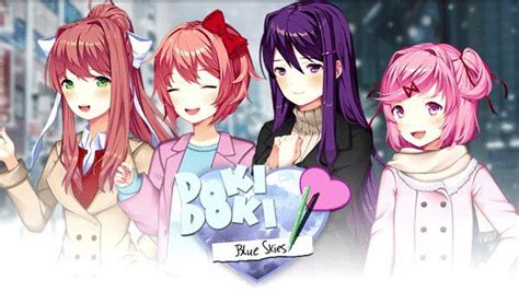 Doki Doki Blue Skies ️ on Twitter | Литературный кружок, Фандом, Искусство