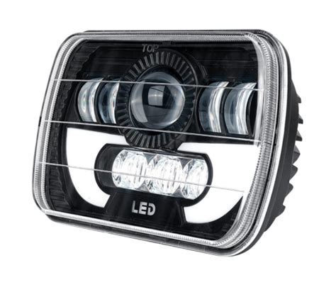 5"x7" Jeep YJ LED headlight & Jeep XJ LED headlight - Evolution Series ...