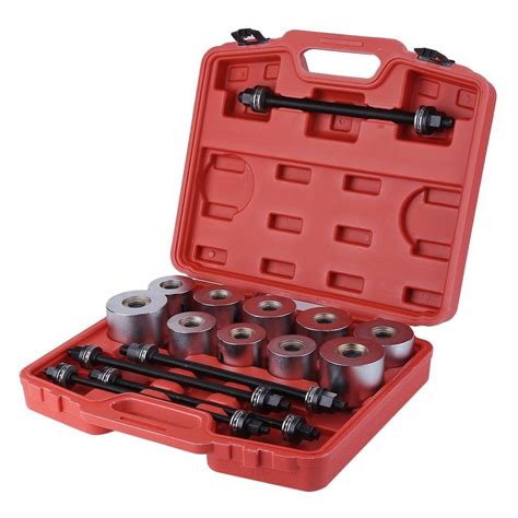 WINTOOLS 27 Pcs Universal Press Pull Sleeve Kit Bush Bearing Removal