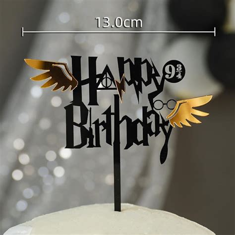 Cake Topper Feliz Cumplea Os Harry Potter Cuotas Sin Inter S