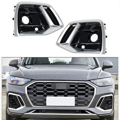 Front Bumper Fog Light Cover Grilles Grill For Audi Q5 Sportback 2020