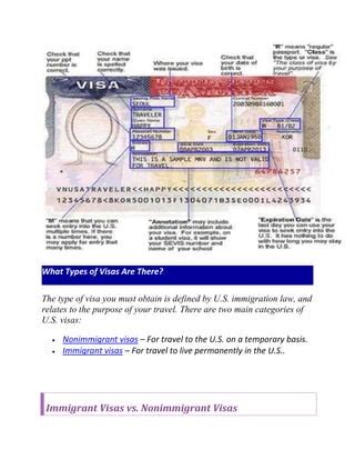 Us visa types | PDF