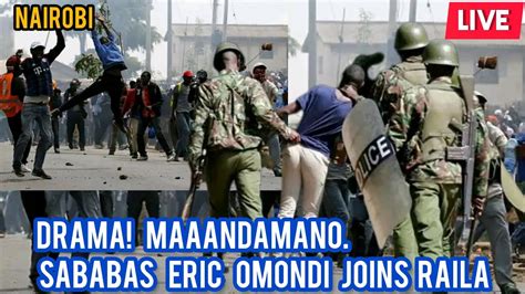 Maandamano Nairobi Live Saba Saba Movent Raila Leads Maandamano