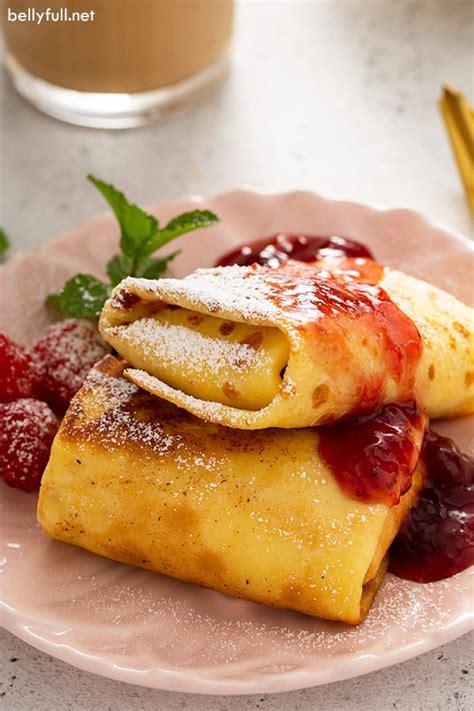 Heavenly Cheese Blintz Recipe Belly Full