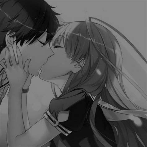 Romantic Anime Couple Kiss