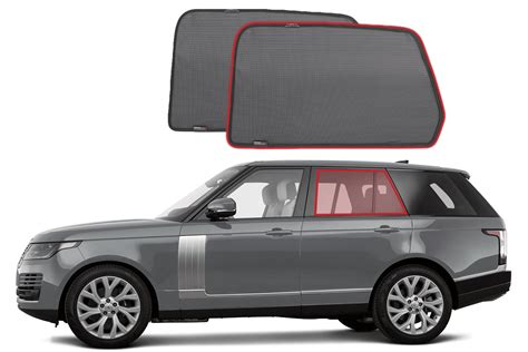 Land Rover Range Rover Car Rear Window Shades L405 2012 2021 Snap Shades