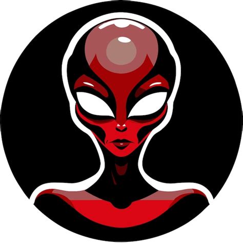 Alien From Another Planet Vector Illustration Premium Ai Generated Vector