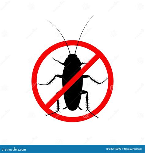 Cockroach Insect Animal Anatomy Character Set Illustration Vector