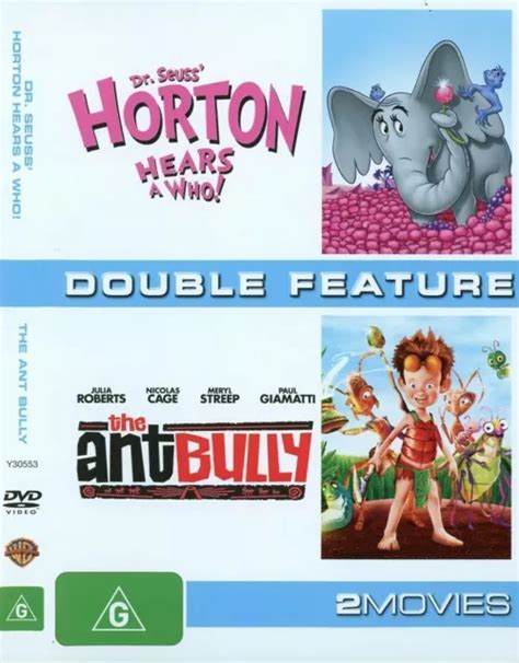 Dr Seuss Horton Hears A Who The Ant Bully Dvd Region Vgc New