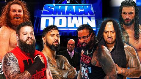 Wwe Smackdown Sami Zayn Jey Uso And Kevin Owens Vs Roman Reigns Jimmy Uso And Solo Sikoa Wwe