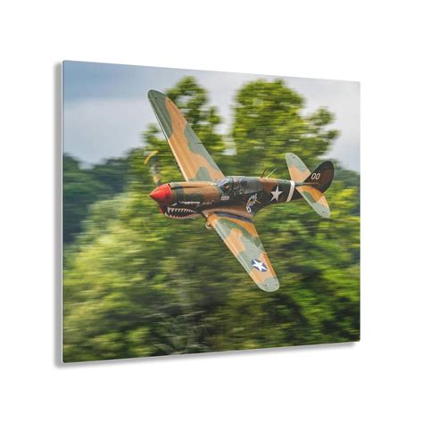 Wall Art Aviation Art Warbird Art P-40 Warhawk Acrylic - Etsy